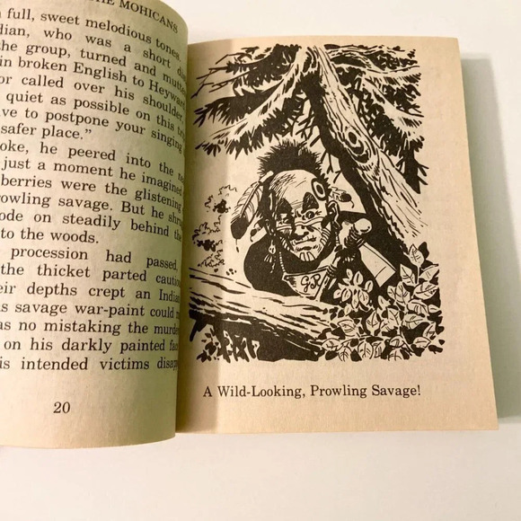 Vintage 1979 The Last of the Mohicans James Cooper Illustrated Classic Edition - Picture 10 of 16
